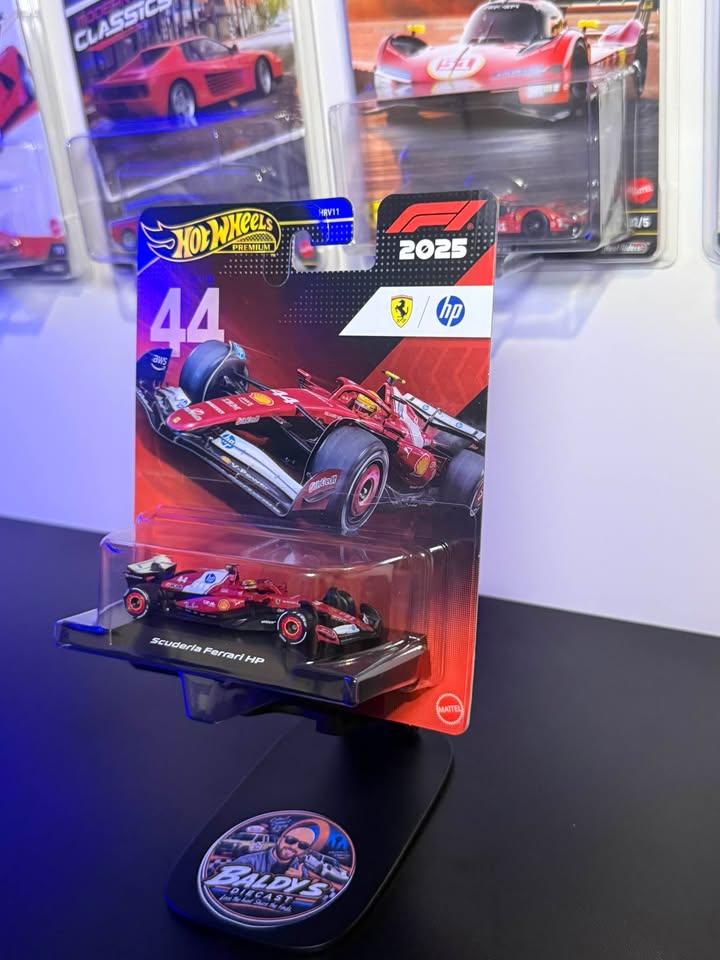 Scuderia Ferrari HP #44 Lewis Hamilton – 2025 Formula 1 – Hot Wheels Premium