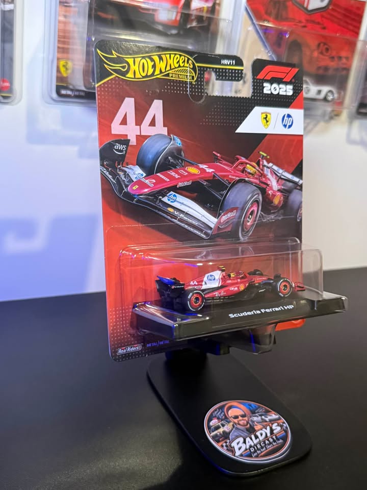 Scuderia Ferrari HP #44 Lewis Hamilton – 2025 Formula 1 – Hot Wheels Premium