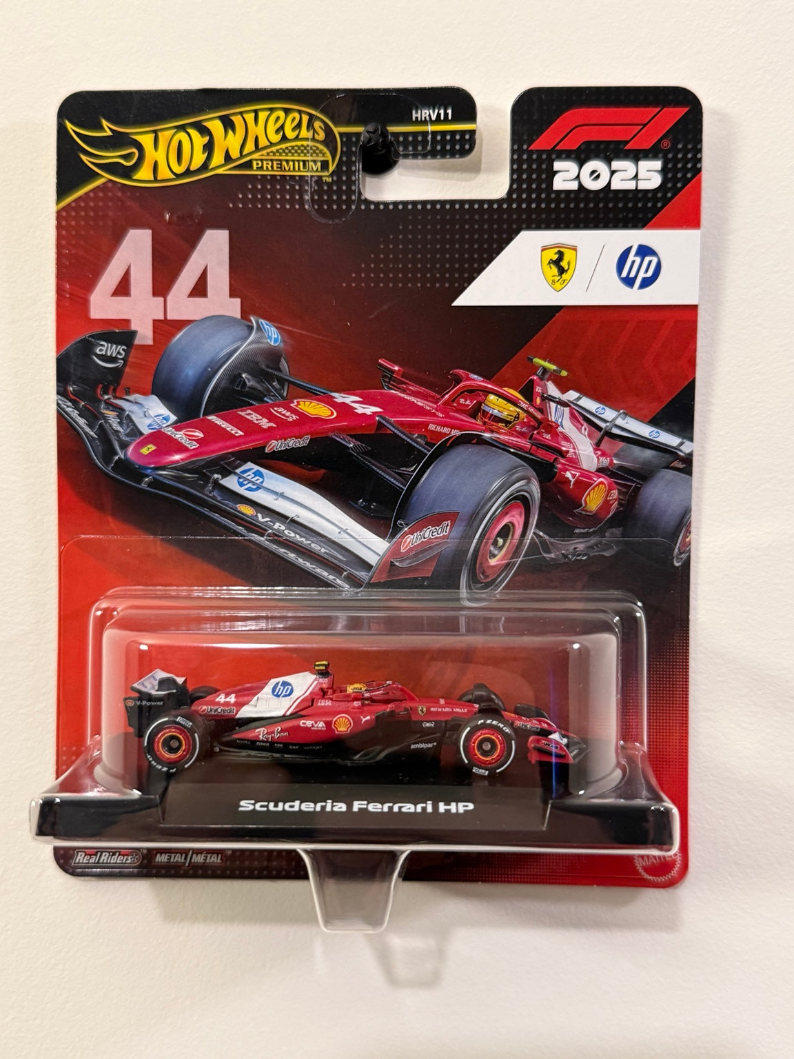 Ferrari #44 Lewis Hamilton, front of packaging