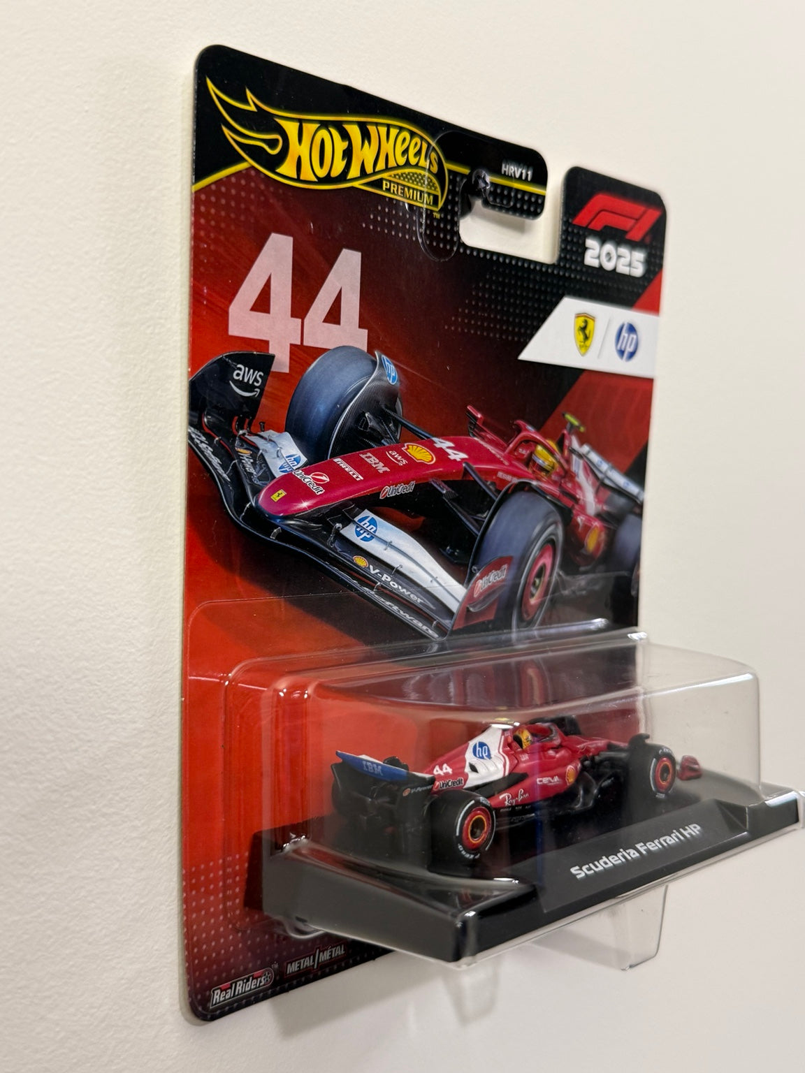 Ferrari #44 Lewis Hamilton, rear quarter view