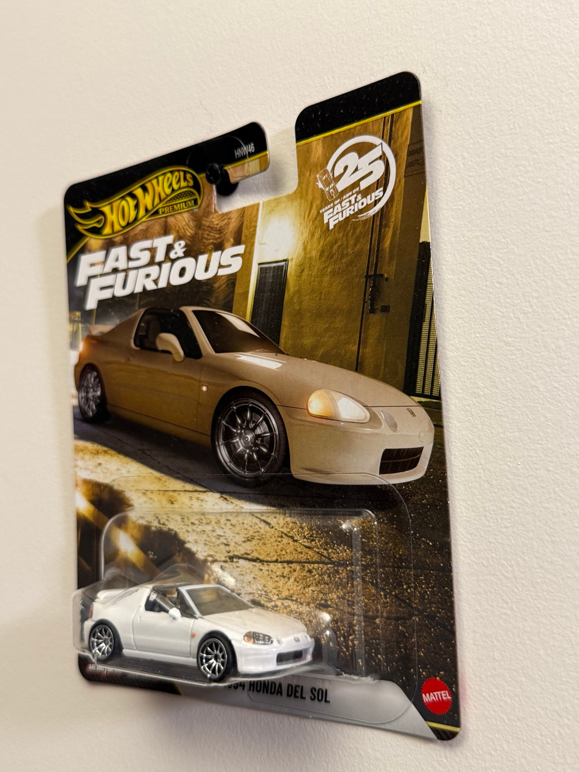 1994 Honda Del Sol – Fast & Furious 25th Anniversary – Hot Wheels Premium angled view