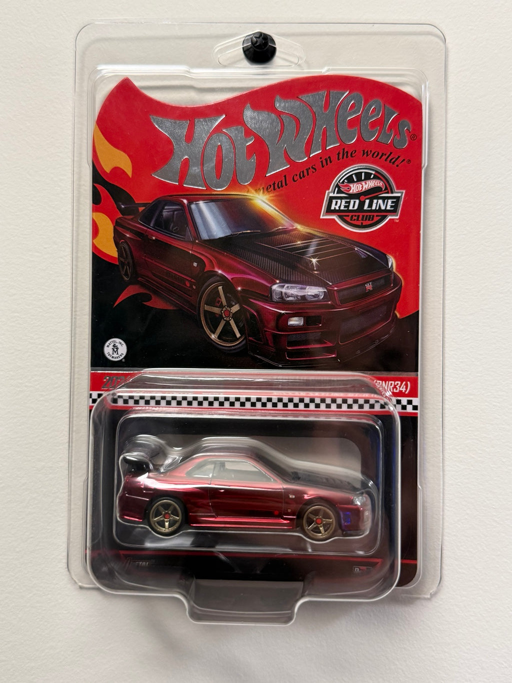 Nissan Skyline GT-R (BNR34) – 2024 RLC sELECTIONs – Hot Wheels front packaging