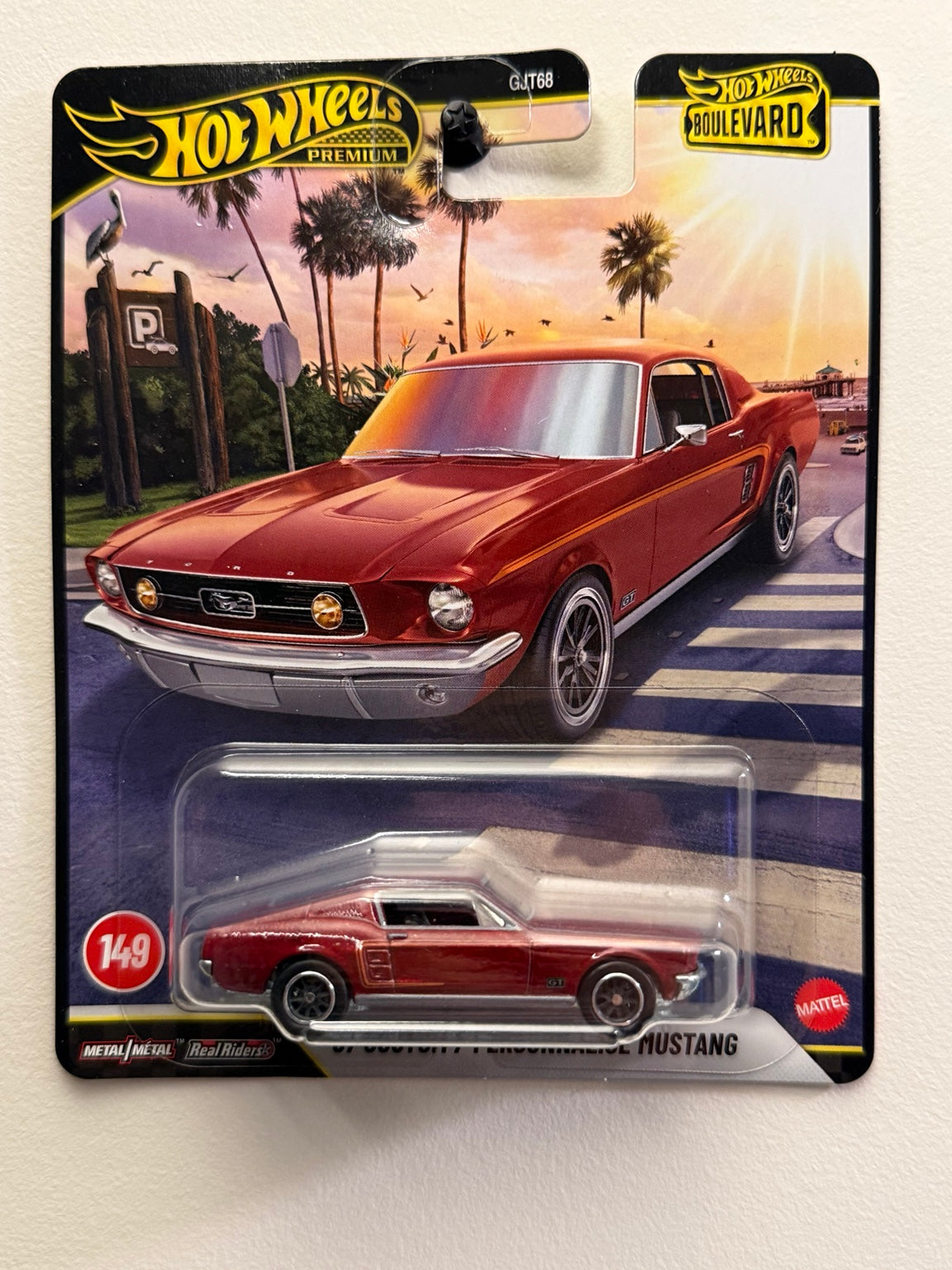 ’67 Customised Mustang — Boulevard #149, front packaging