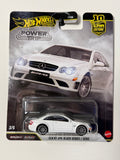 2008 Mercedes-Benz CLK 63 AMG Black Series – Car Culture: Power Trip – Hot Wheels Premium front packaging