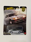 ’84 Mustang SVO – Car Culture: Power Trip – Hot Wheels Premium front packaging